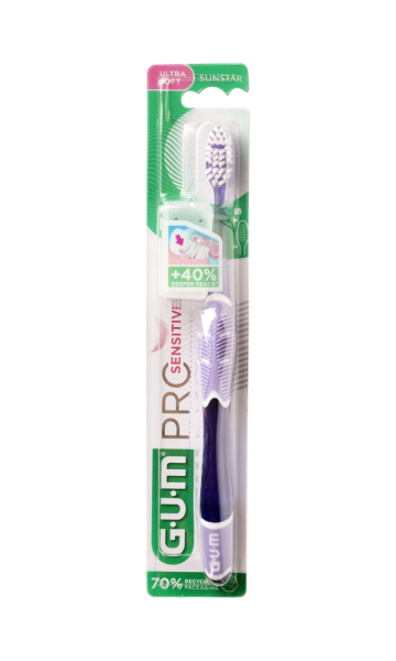 GUM PRO SENSITIVE zubní kartáček ultra soft s kónickými vlákny